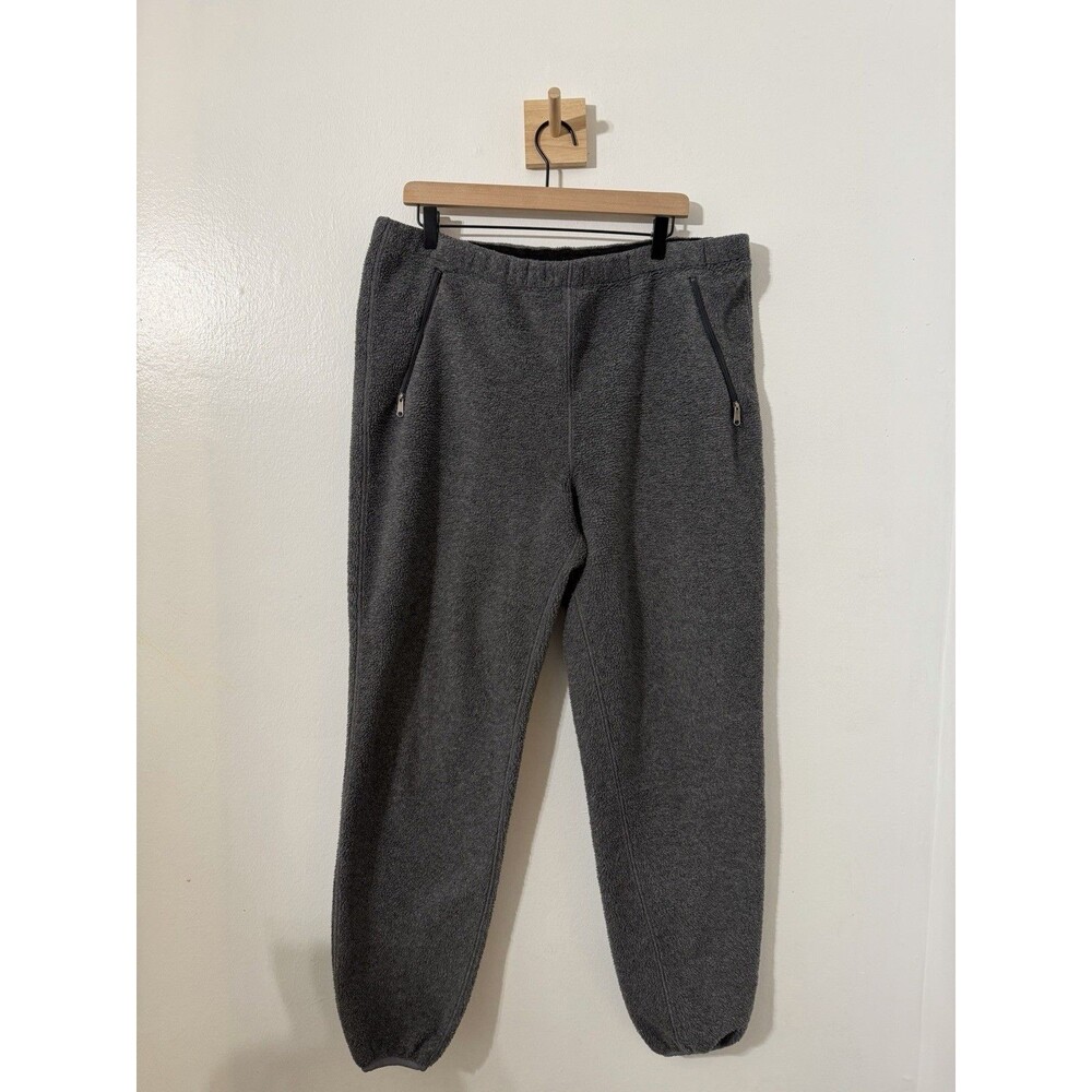 Vintage Patagonia Synchilla Fleece Sweatpants Grey XL Warm Elastic Cuffs Lounge